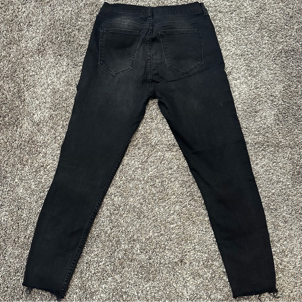 Free Poeple skinny/jegging black size 30 regular - Picture 3 of 8